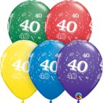 11" 40-A-Round Assortment (50pcs) Balloons
