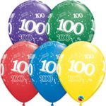 11" 100-A-Round Assortment (50pcs) Balloons