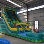 Wet Water Slide _Colorful 18 x 10 x 30ft_(Rentals)