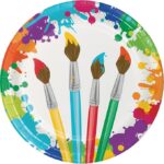 Art Party 9" Round Plate - 8 Count (Party Supplies) {Creative Converting}