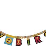 'Show Your Emojions' Jointed Happy Birthday Banner - 1 Count (Party Supplies) {Creative Converting}