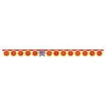 Flaming Fire Jointed Banner - 1 Count (Party Supplies) {Creative Converting}