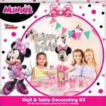 Minnie Mouse Happy Helpers Wall and Table Decorating Kit - 12 Count (Party Supplies)