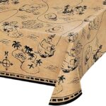 Pirate Treasure 102" x 54" Plastic Table Covering - 1 Count (Party Supplies) {Creative Converting}